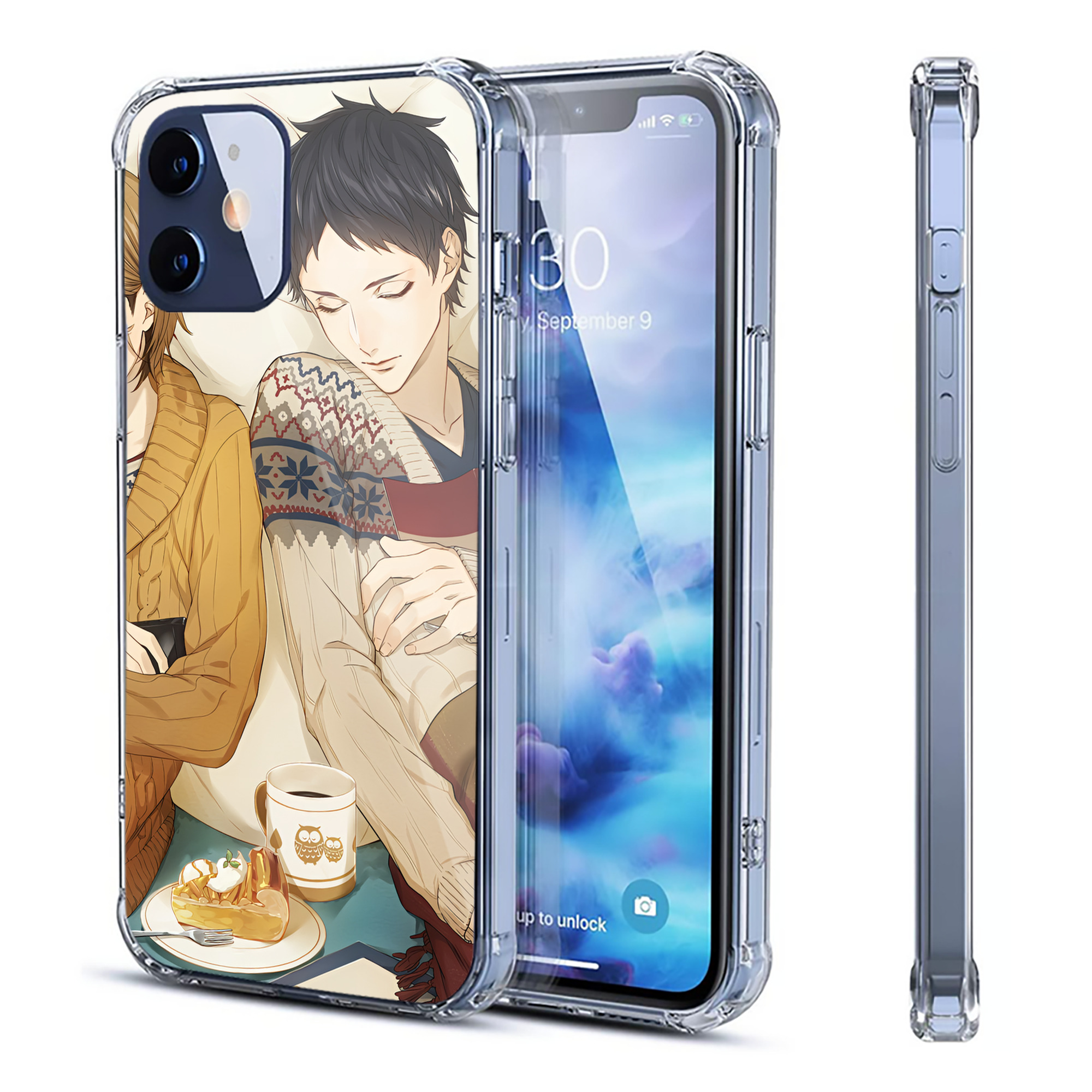 （画像用） ハイキュー!! Haikyu!! 【iPhone 12シリーズ対応】透明スマホケース（クリアソフトケース）